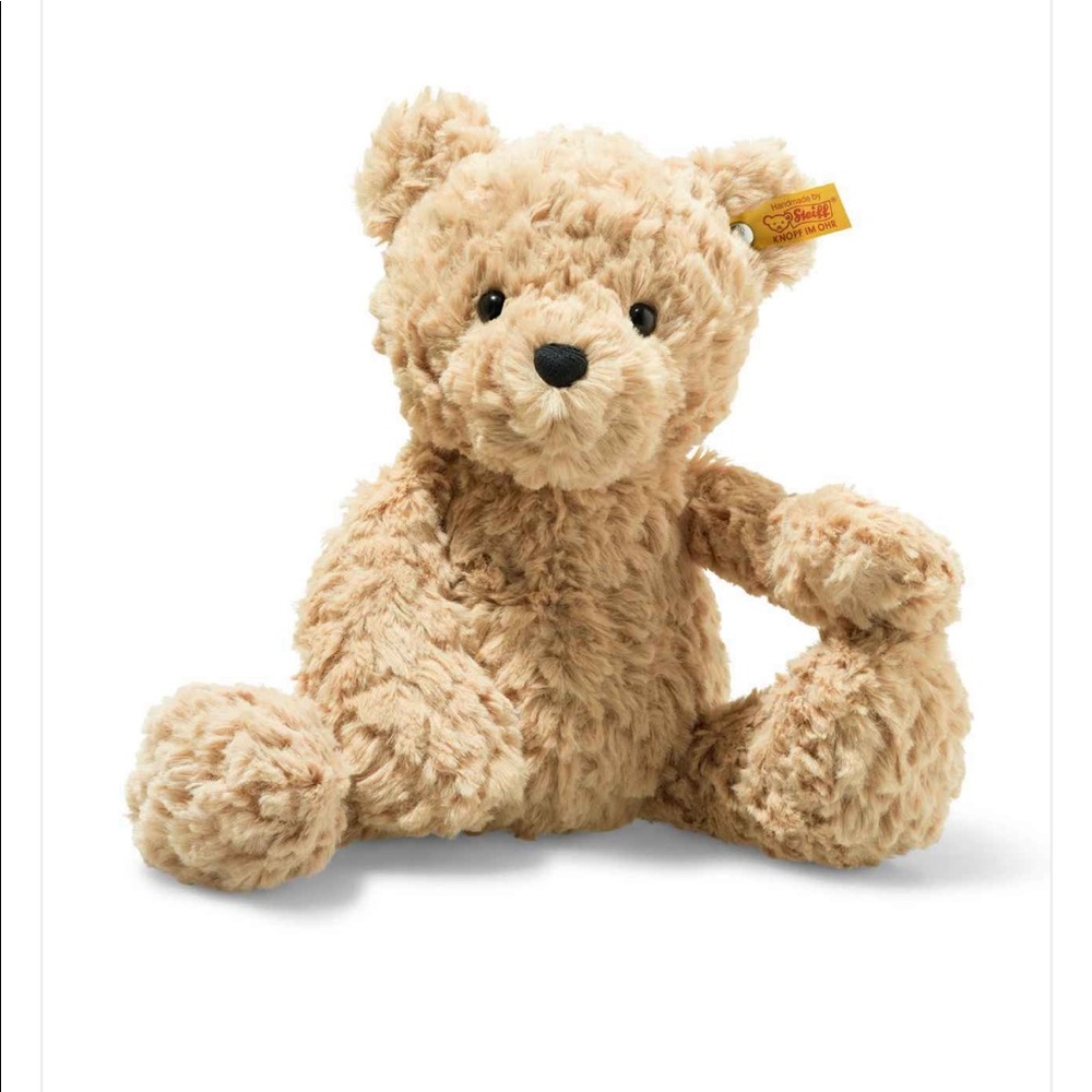 NWOT Steiff Jimmy Teddy Bear Classic 12” Plush; Stuffed Bear w/ Ear Button & Tag